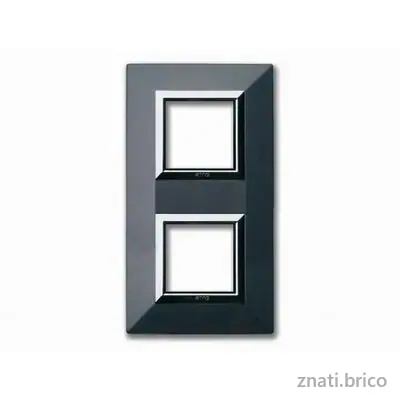 PLAQUES “ZAMA 44” POUR BOÎTES RONDES ET CARRÉES 4(2+2) MODULE