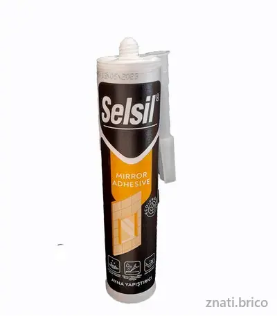 Selsil Silicone Miroir Adhesive 280ML