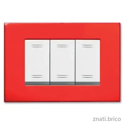 PLAQUES DUPLEX RECTANGULAIRES SYS 45