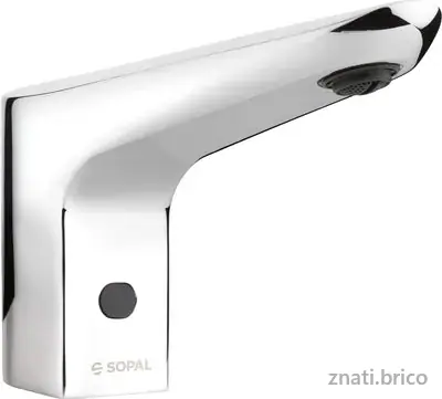 Robinet électronique pour lavabo avec pile 7.2 V AQUA